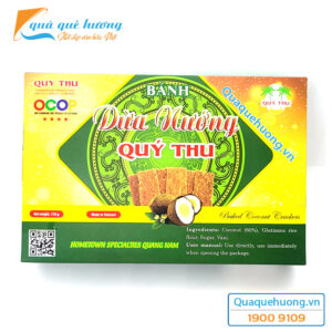 Bánh dừa nướng Quý Thu hộp 210g - Đặc sản Quảng Nam làm quà