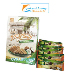 Bánh dừa nướng Thái Bình hộp 230g - Đặc sản Quảng Nam