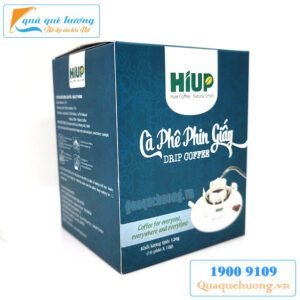 Cà Phê rang xay nguyên chất phin giấy 10 phin Hiup Coffee