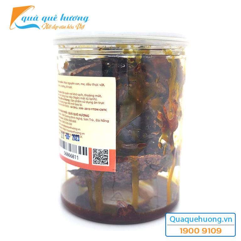 Mực rim me đặc sản Đà Nẵng loại đặc biệt 200gr - Quà Quê Hương