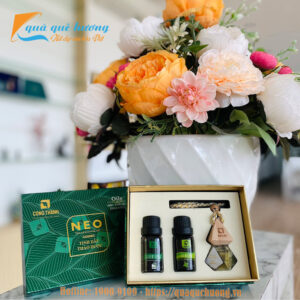 Combo tinh dầu thư giãn hộp quà cao cấp NEO - NATURAL ESSENTIAL OILS