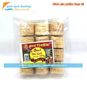 Bánh đậu xanh nướng nhân thịt Phi Thiên gói lớn 260g (Tên cũ: Bánh đậu xanh nướng Thiên Phát)