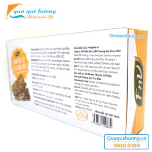 Thanh gạo lứt Hạt Ức Gà Rong Biển FnV 90gr - Bánh giòn, nhiều hạt vị thơm ngon