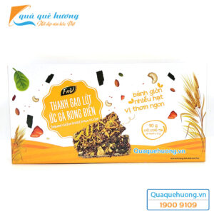 Thanh gạo lứt Hạt Ức Gà Rong Biển FnV 90gr - Bánh giòn, nhiều hạt vị thơm ngon