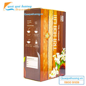 Trà Hoa Lài Lâm Chấn Âu hộp giấy vân gỗ đặc biệt 100gr