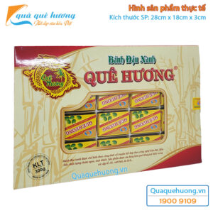 Bánh đậu xanh cao cấp Quê Hương 300gr - Đặc Sản Hải Dương