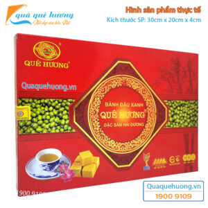 Bánh đậu xanh cao cấp Quê Hương 380gr - Đặc Sản Hải Dương