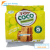 Bánh dừa nướng đậu xanh TOPCOCO 170g – Đặc sản Quảng Nam Đà Nẵng – Coconut Cracker with Mung beans