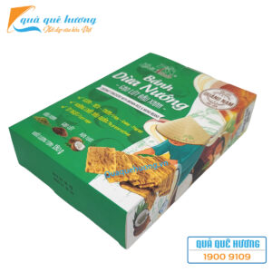 Bánh dừa nướng Gạo lứt Đậu Xanh Bảo Linh 180g - Đặc Sản Quảng Nam - Gòn - Béo - thơm - Ít ngọt - Không chất bảo quản