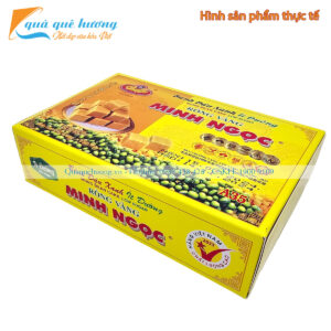 Bánh đậu xanh Rồng Vàng Minh Ngọc ít đường 300gr - Đặc sản Hải Dương