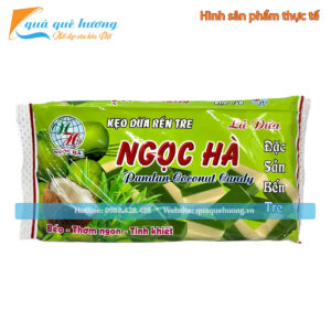 Kẹo dừa Lá Dứa Ngọc Hà gói 250g - Đặc sản Bến Tre