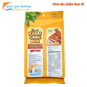 Bánh khoai lang dừa Quý Thu gói 225g - Đặc sản Quảng Nam làm quà - Coconut Sweet Potato Cake