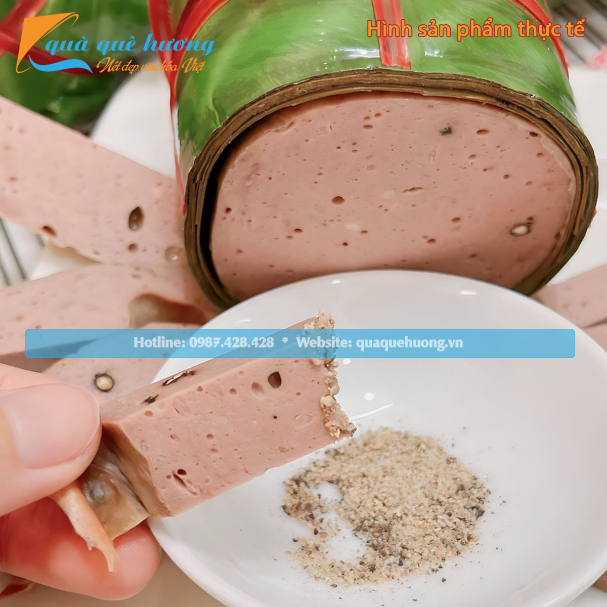 Chả bò Đà Nẵng đặc biệt cây 500g - Đặc sản Đà Nẵng lừng danh luôn được yêu thích