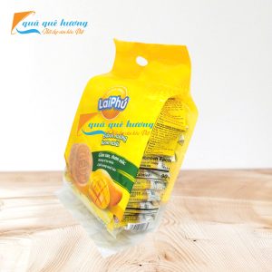 Bánh Cookies Kẹp Kem Xoài Lai Phú 350G - Hương Vị Nhiệt Đới Thơm Ngon (Chuẩn HVNCLC)