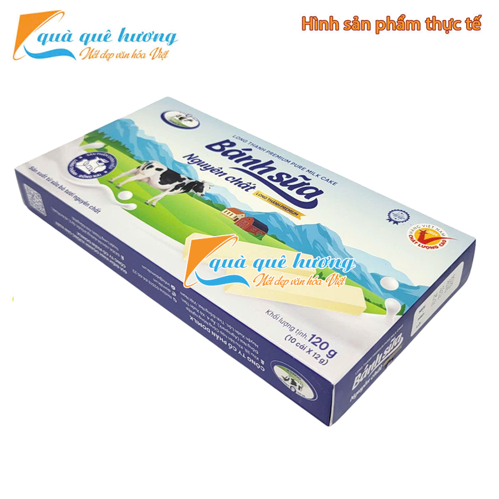 Banh-sua-nguyen-chat-Long-Thanh-Domilk-120g Bánh Sữa Long Thành Vị Nguyên Bản (Hộp 120g) - Hương Vị Ngọt Ngào Từ Sữa Tươi Nguyên Chất