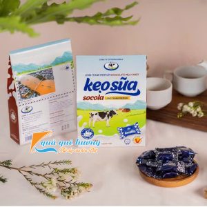 Kẹo Sữa Socola Long Thành Premium - Hương Vị Sô-Cô-La Độc Đáo, Ngon Lạ Mỗi Ngày